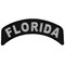 50 State Patch Set, Small Embroidered Rocker Patches (Iron-On or Sew-On), All 50 United States Patches, 4" x 1.75" Arch